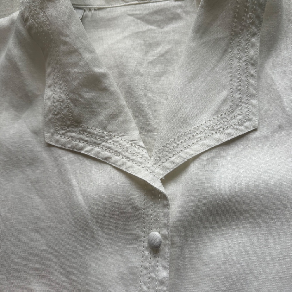 Linen Button-Down Shirt - Picture 5 of 11